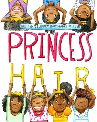 Princess hair book cover.