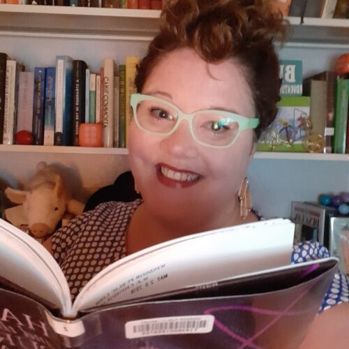 The Lavender Librarian.