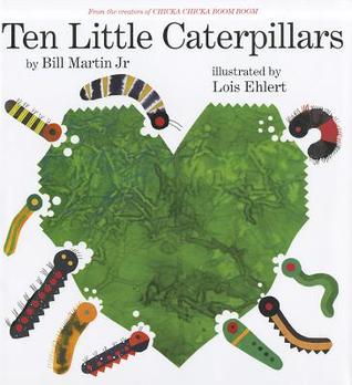 Ten little caterpillars book cover.
