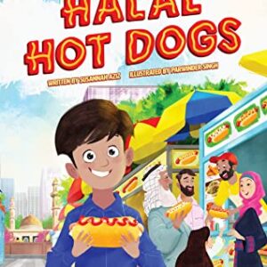 Halal hot dogs book cover.