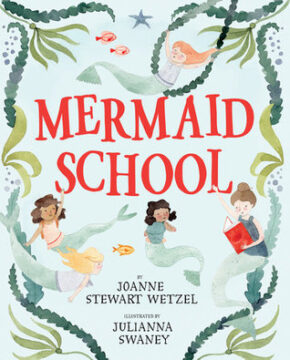 Mermaid school book cover.