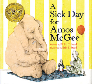 Sick day for Amos McGee book cover.
