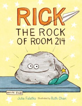 Rick the rock of Room 214 book cover.