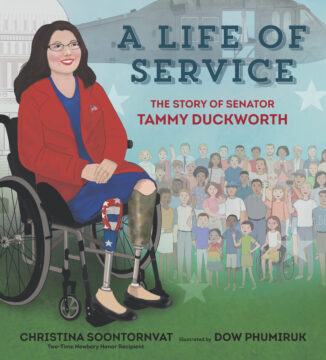 A Life of Service: The Story of Senator Tammy Duckworth book cover.