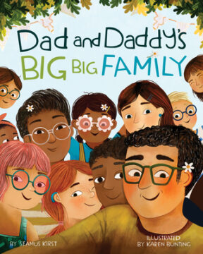 Dad and Daddy's Big Big Family book cover.