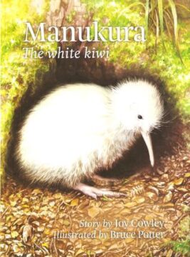 Manukura: The white kiwi book cover.