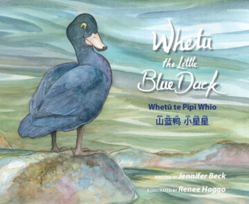 Whetū the Little Blue Duck book cover.